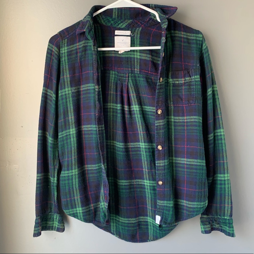 American eagle boyfriend flannel